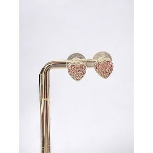 Swarovski Pave Heart Earrings